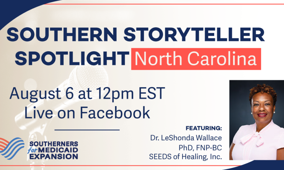Graphic for Southern Storyteller Spotlight even