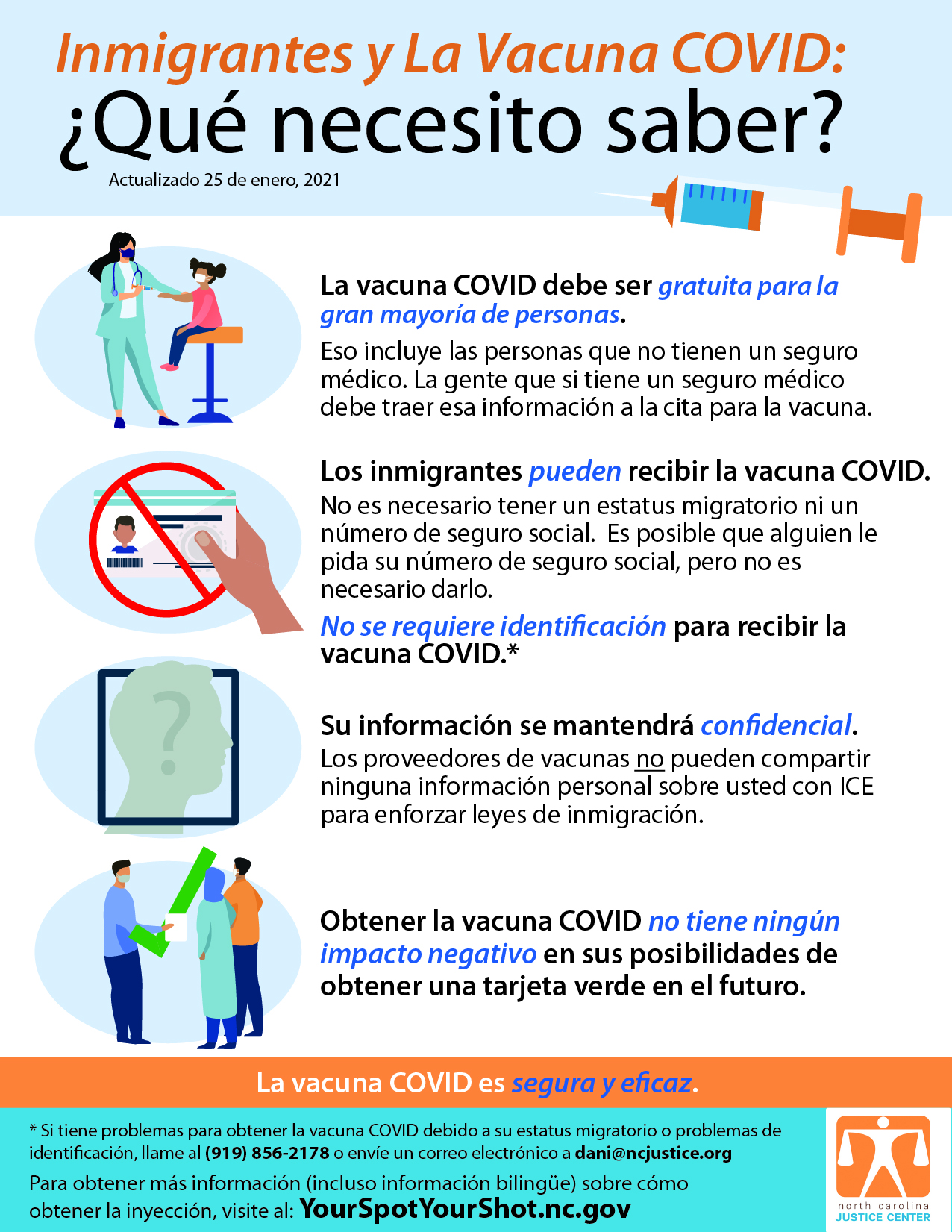 Immigrant Rights and the COVID Vaccine / Inmigrantes y La Vacuna COVID ...