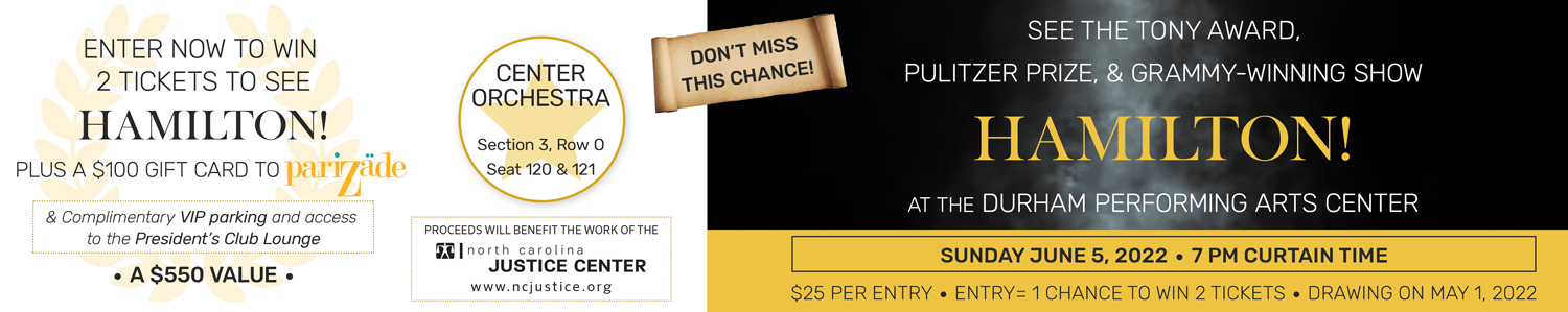 Hamilton ticket giveaway cheap