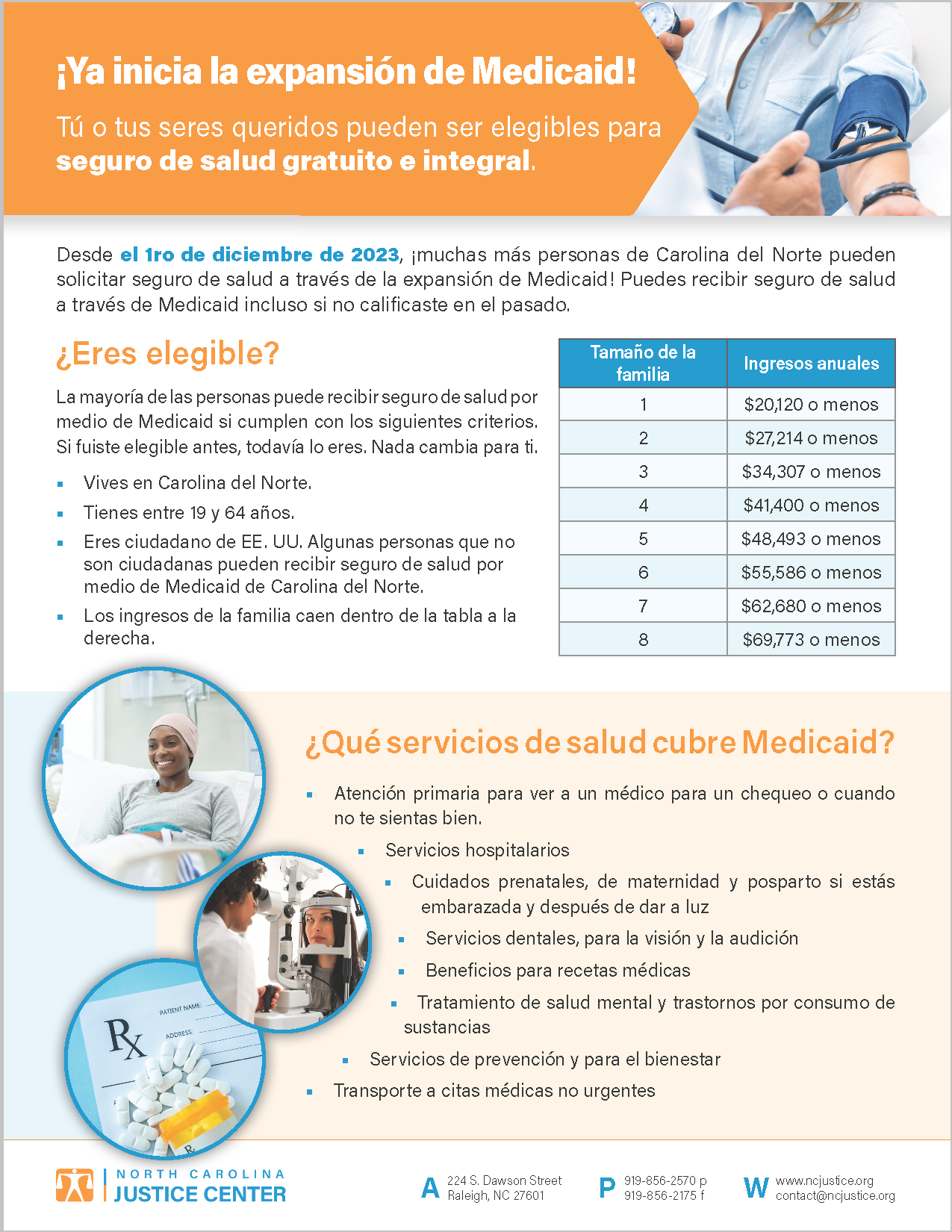 Outreach Resources for Medicaid Expansion – North Carolina Justice Center