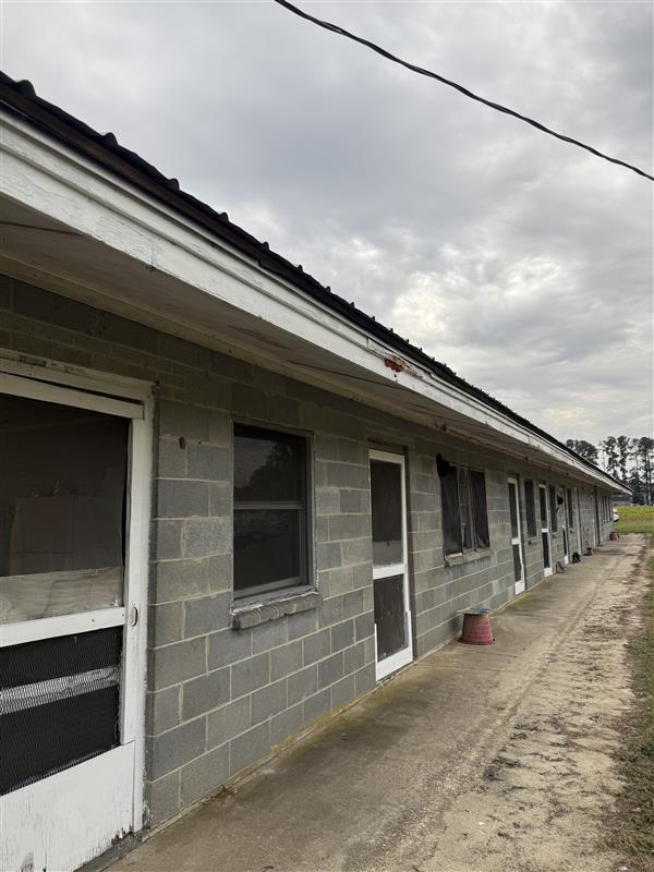 Concrete barracks